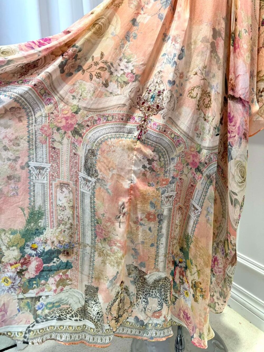 Zimmermann Boho Paisley Midi Dress in Multicolor - Picture 5 of 13